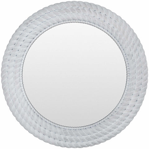 Polverigi Round White Mirror - Ocean Monroe