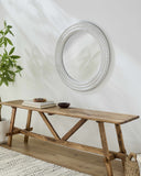 Polverigi Round White Mirror - Ocean Monroe