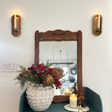 Antique Gold Taper Candle Holder Wall Sconce, Set of Two