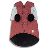 Touchdog 'Furrost-Bite' Fur and Fleece Designer Fashion Dog Jacket