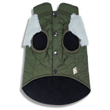 Touchdog 'Furrost-Bite' Fur and Fleece Designer Fashion Dog Jacket