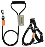 Touchdog ® 'Macaron' 2-in-1 Durable Nylon Dog Harness and Leash - Ocean Monroe