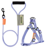 Touchdog ® 'Macaron' 2-in-1 Durable Nylon Dog Harness and Leash - Ocean Monroe
