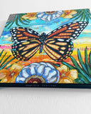Tropical Monarch Bloom Butterfly ( Original Painting ) - Ocean Monroe
