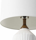 Tramutola White Table Lamp - Ocean Monroe