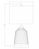 Tramutola White Table Lamp - Ocean Monroe