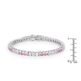 Princess Pink and Clear Bracelet