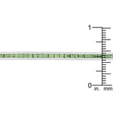 Channel-Set Peridot Green Cubic Zirconia Cuff