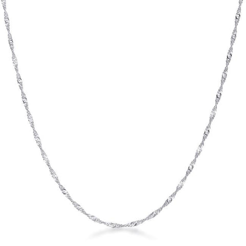 Silver Twisted Chain
