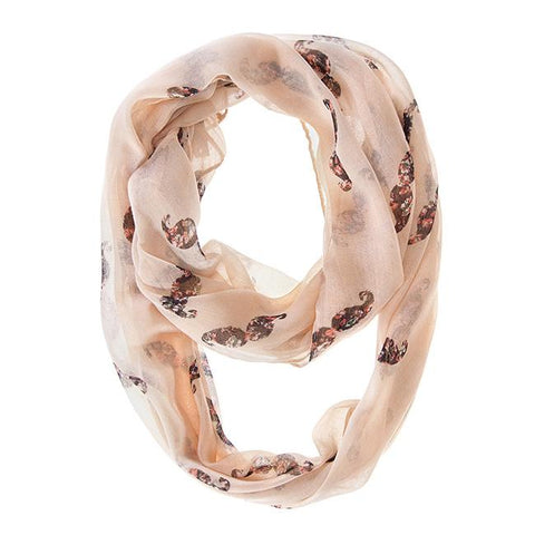 Forever Peach Infinity Scarf