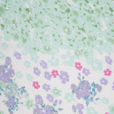 Sora Mint Floral Meadow Print Infinity Scarf