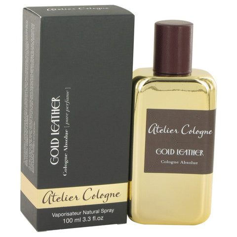 Gold Leather By Atelier Cologne Pure Perfume Spray 3.3 Oz
