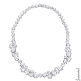 Bejeweled Cubic Zirconia Collar Necklace