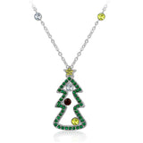 Cubic Zirconia Christmas Pendant - Ocean Monroe