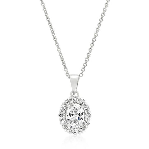 Clear Stone Estate Pendant - Ocean Monroe