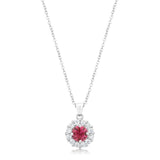 Bella Bridal Pendant in Pink - Ocean Monroe