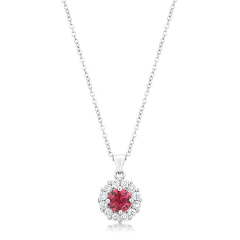 Bella Bridal Pendant in Pink - Ocean Monroe