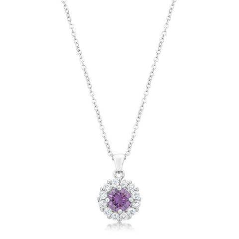 Bella Bridal Pendant in Purple - Ocean Monroe