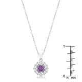 Bella Bridal Pendant in Purple - Ocean Monroe