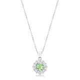 Bella Bridal Pendant in Peridot - Ocean Monroe