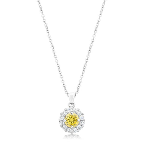 Bella Bridal Pendant in Yellow - Ocean Monroe