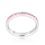 Stylish Stackables Pink Crystal Ring - Ocean Monroe
