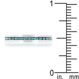 Stylish Stackables Aquamarine Crystal Ring - Ocean Monroe