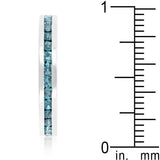 Stylish Stackables Aquamarine Crystal Ring - Ocean Monroe