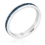 Stylish Stackables with Montana Blue Crystal Ring - Ocean Monroe