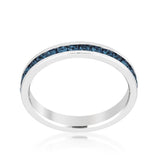 Stylish Stackables with Montana Blue Crystal Ring - Ocean Monroe