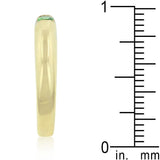 Green Oval Simple Ring - Ocean Monroe