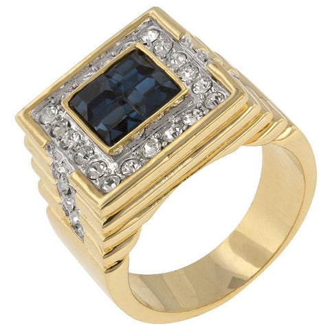 Deep Sea Cubic Zirconia Ring