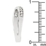 Double Cross Cubic Zirconia Ring
