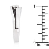 Two-Tone Sleek Mens Ring - Ocean Monroe