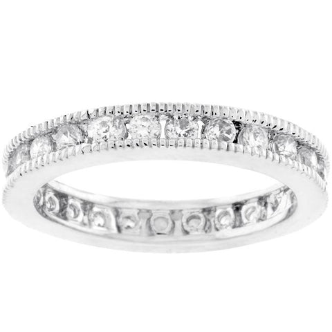 Classic Milgrain Eternity Band - Ocean Monroe