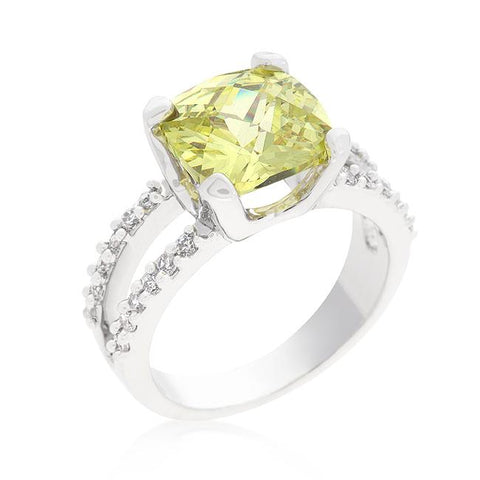Fabulous Peridot Engagement Ring - Ocean Monroe