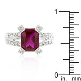 Ruby Cubic Zirconia Fashion Ring