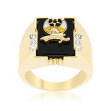 3-Stone Shriners Mens Ring
