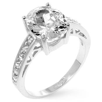 Oval Center Piece Engagement Ring - Ocean Monroe
