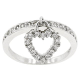 Simple Heart Charm Ring - Ocean Monroe