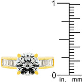 Classic Golden Engagement Ring - Ocean Monroe