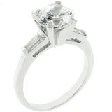 Classic Triple White Engagement Ring - Ocean Monroe