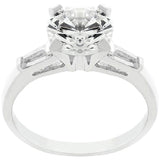 Classic Triple White Engagement Ring - Ocean Monroe