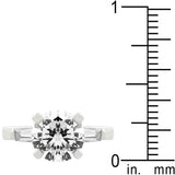 Classic Triple White Engagement Ring - Ocean Monroe