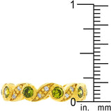 Olive Leaves Eternity Ring