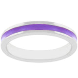 Purple Enamel Eternity Ring
