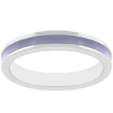 Lavender Enamel Eternity Ring - Ocean Monroe