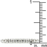 Clear Cubic Zirconia Eternity Ring - Ocean Monroe