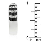 Black Ripple Ring
