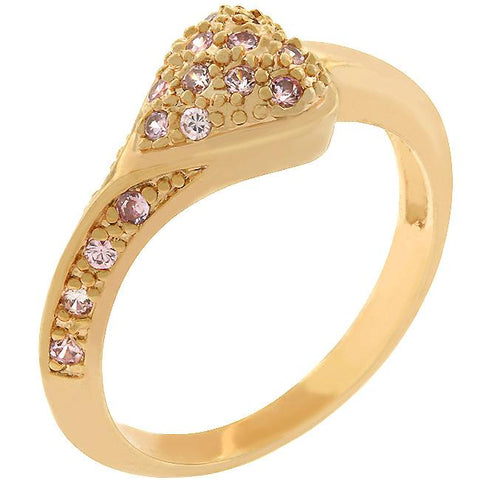 Rose Heart Ring